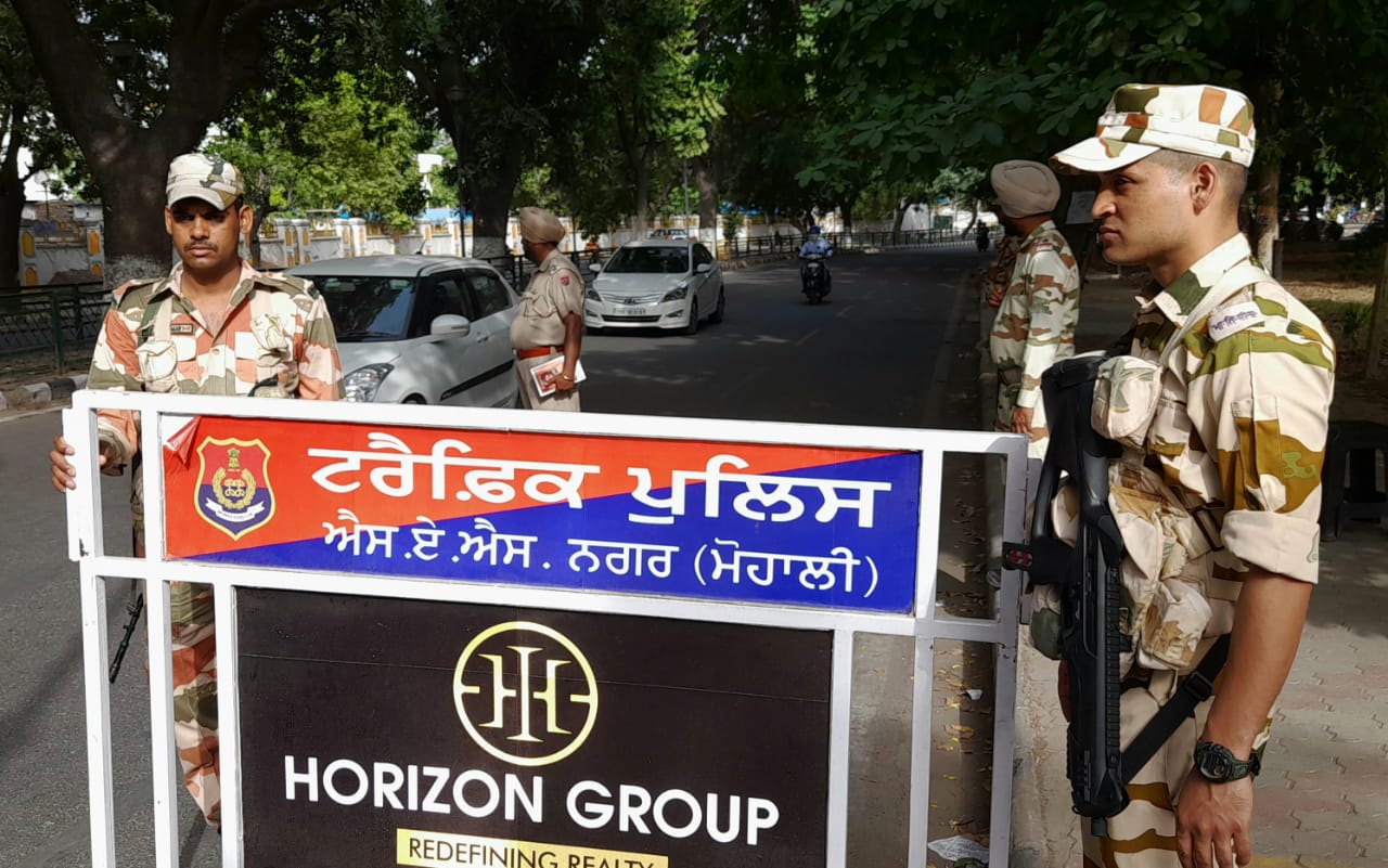Paramilitary force deployed in Mohali