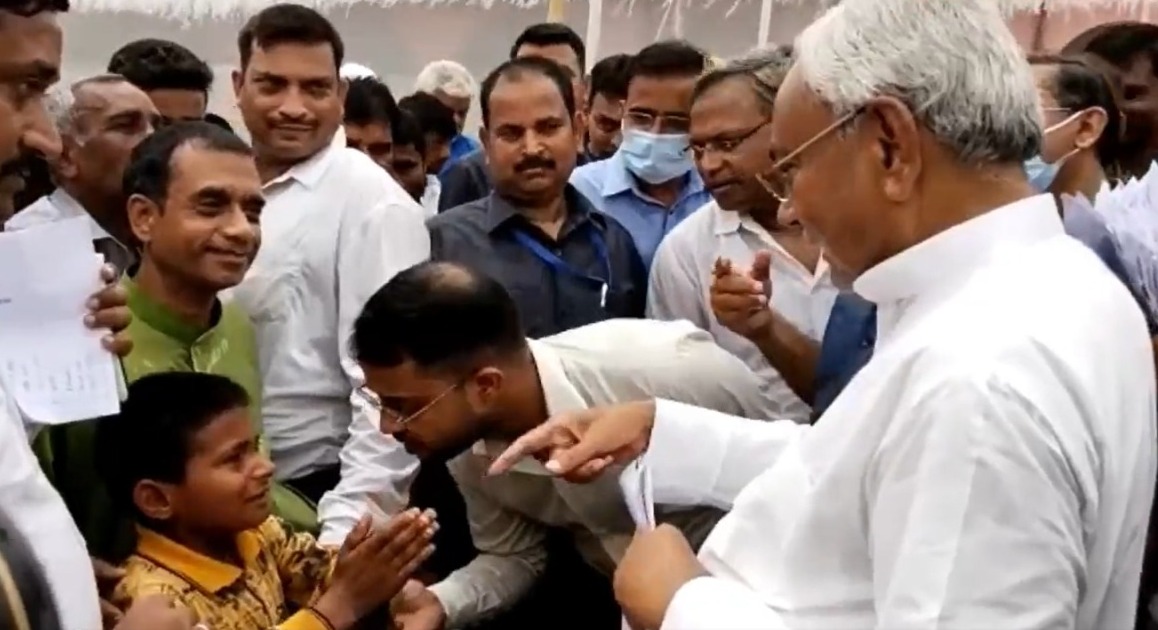 Watch: Bihar boy makes plea to CM Nitish Kumar for quality education, turns down Tej Pratap Yadav’s offer to work under him after becoming IAS officer
