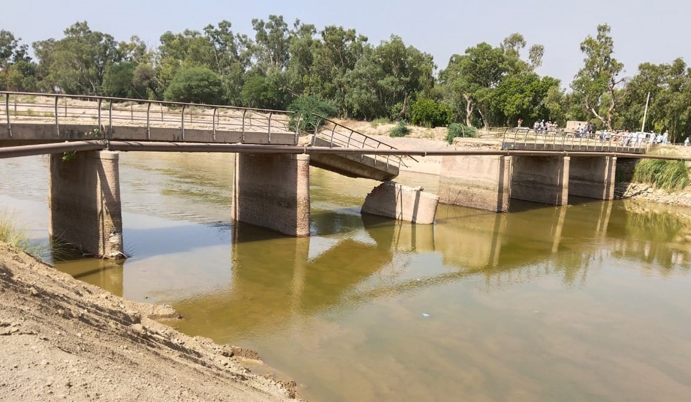 Muktsar: Bridge on Rajasthan Feeder canal collapses