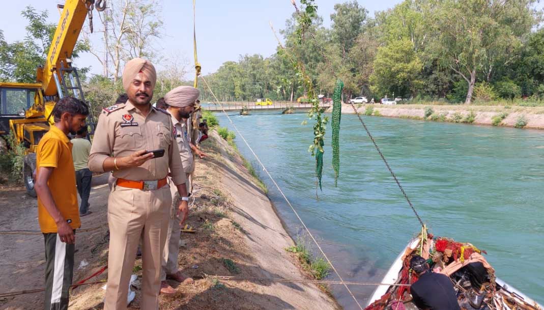 Human remains found in car pulled from Bhakra Canal in Patiala