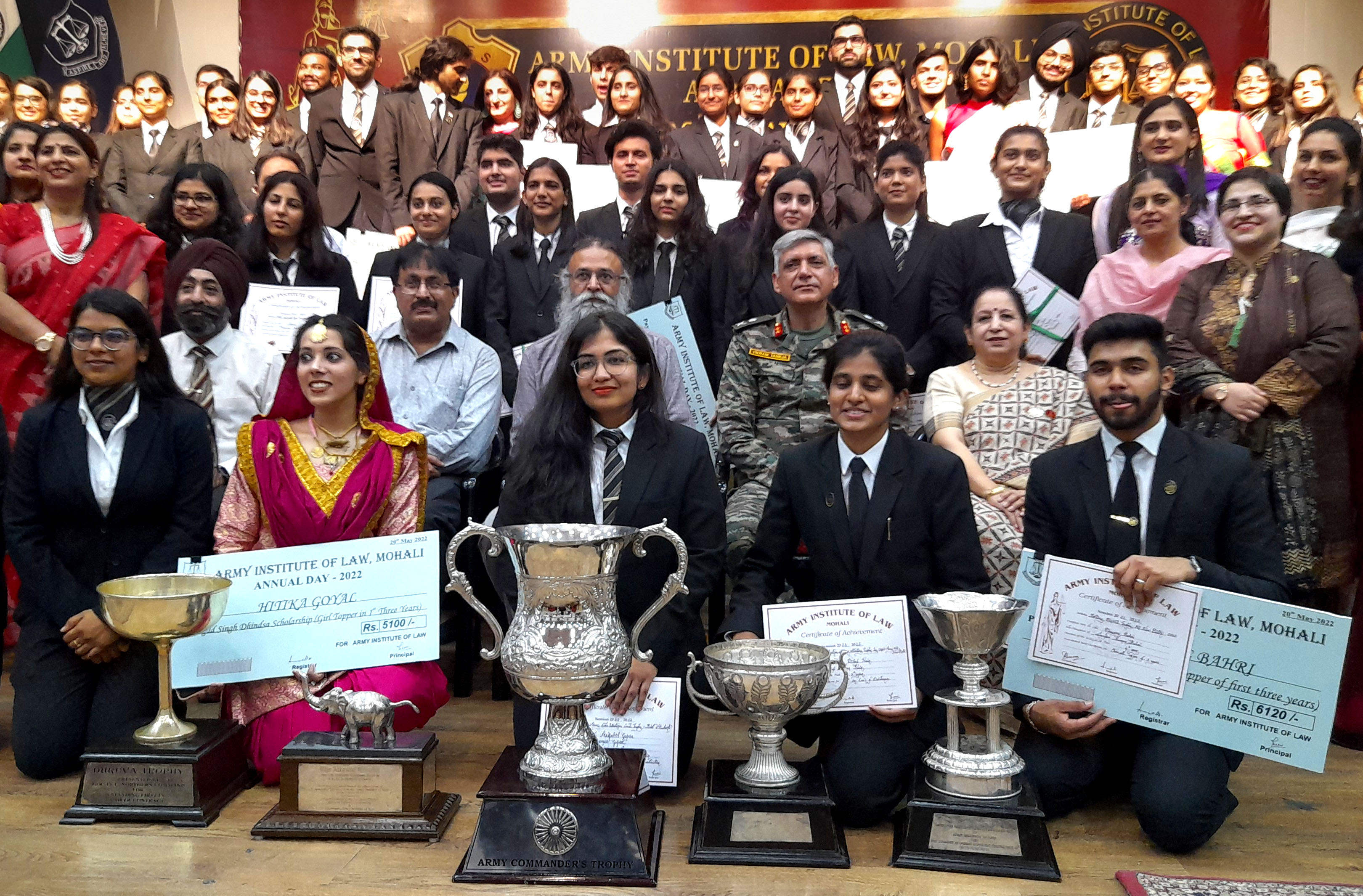 Army Institute of Law celebrates annual day, Aakriti 'best student'