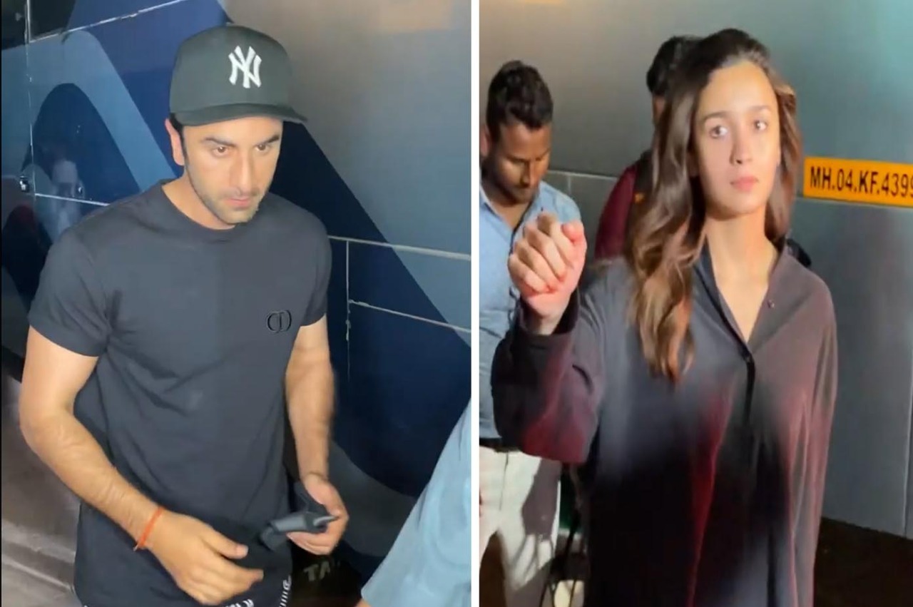 Watch: Alia Bhatt, Ranbir Kapoor spotted together for first time since wedding, twinning in black