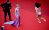 ‘Stop raping us’: Woman's strips off her clothes in Ukraine protest on Cannes red carpet