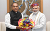 Himachal Pradesh CM Jai Ram Thakur calls on Prime Minister Modi, FM