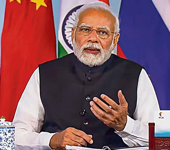 PM at BRICS: Mutual support in designation  of terrorists necessary