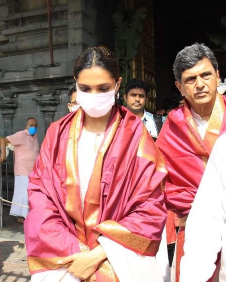 Deepika Padukone visits Tirupati temple with her father on his birthday today