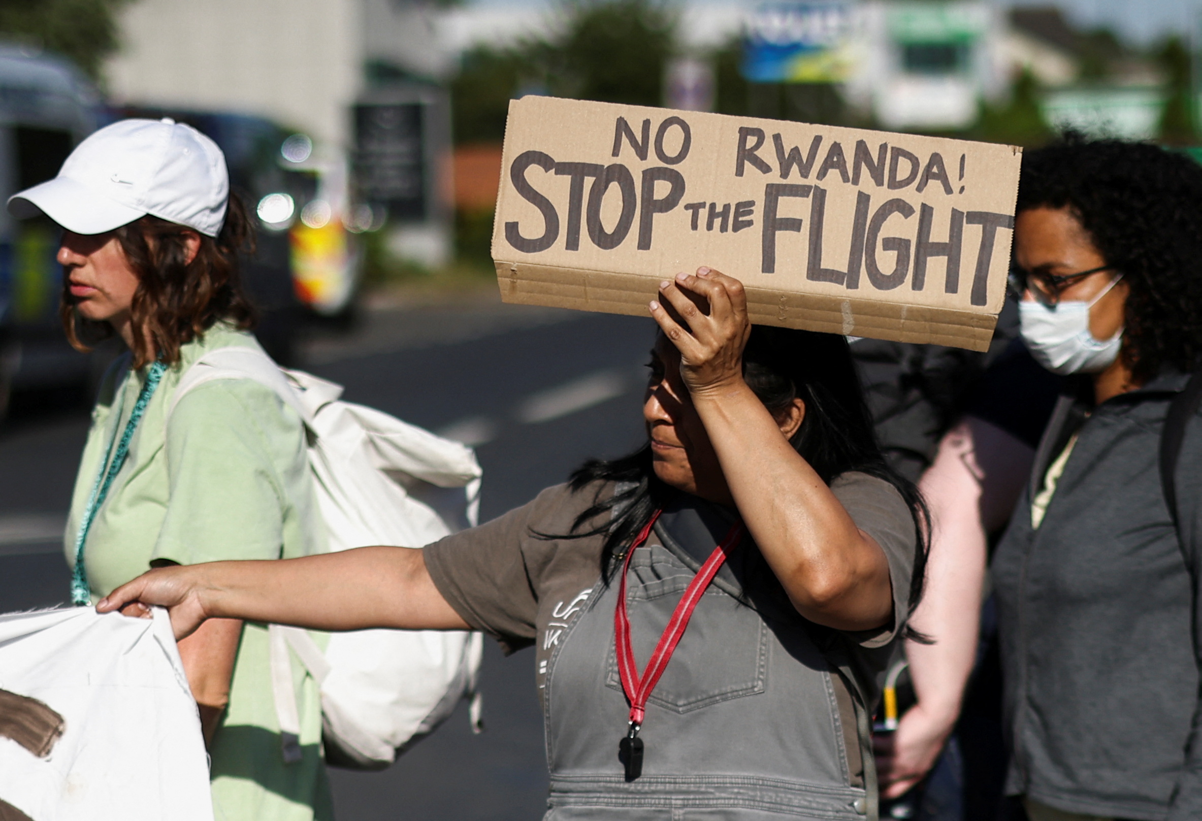 UK flight to Rwanda grounded after European court steps in