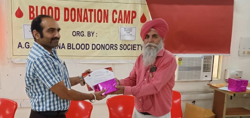 Chandigarh: Blood donation camp held
