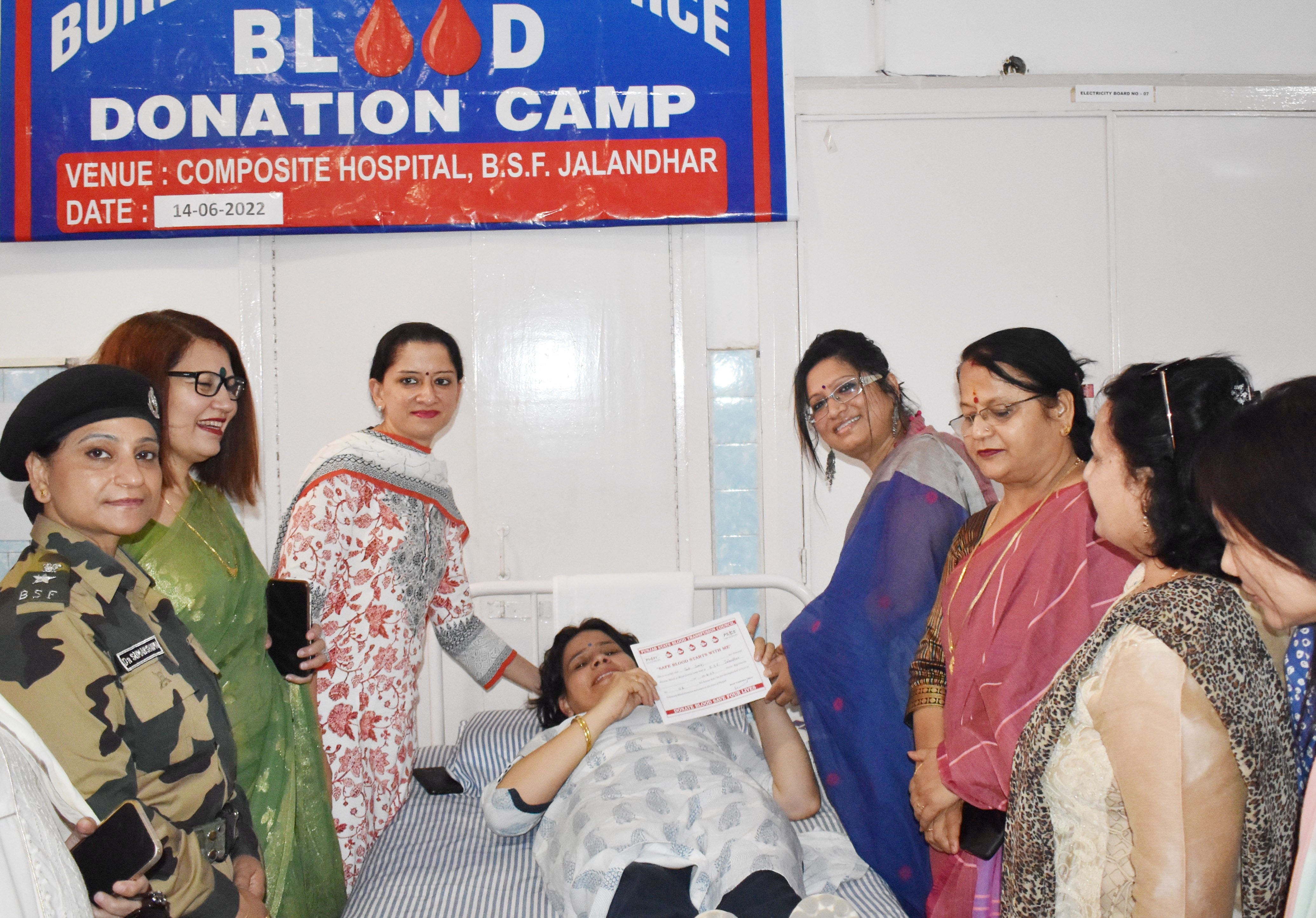 35 BSF personnel donate blood
