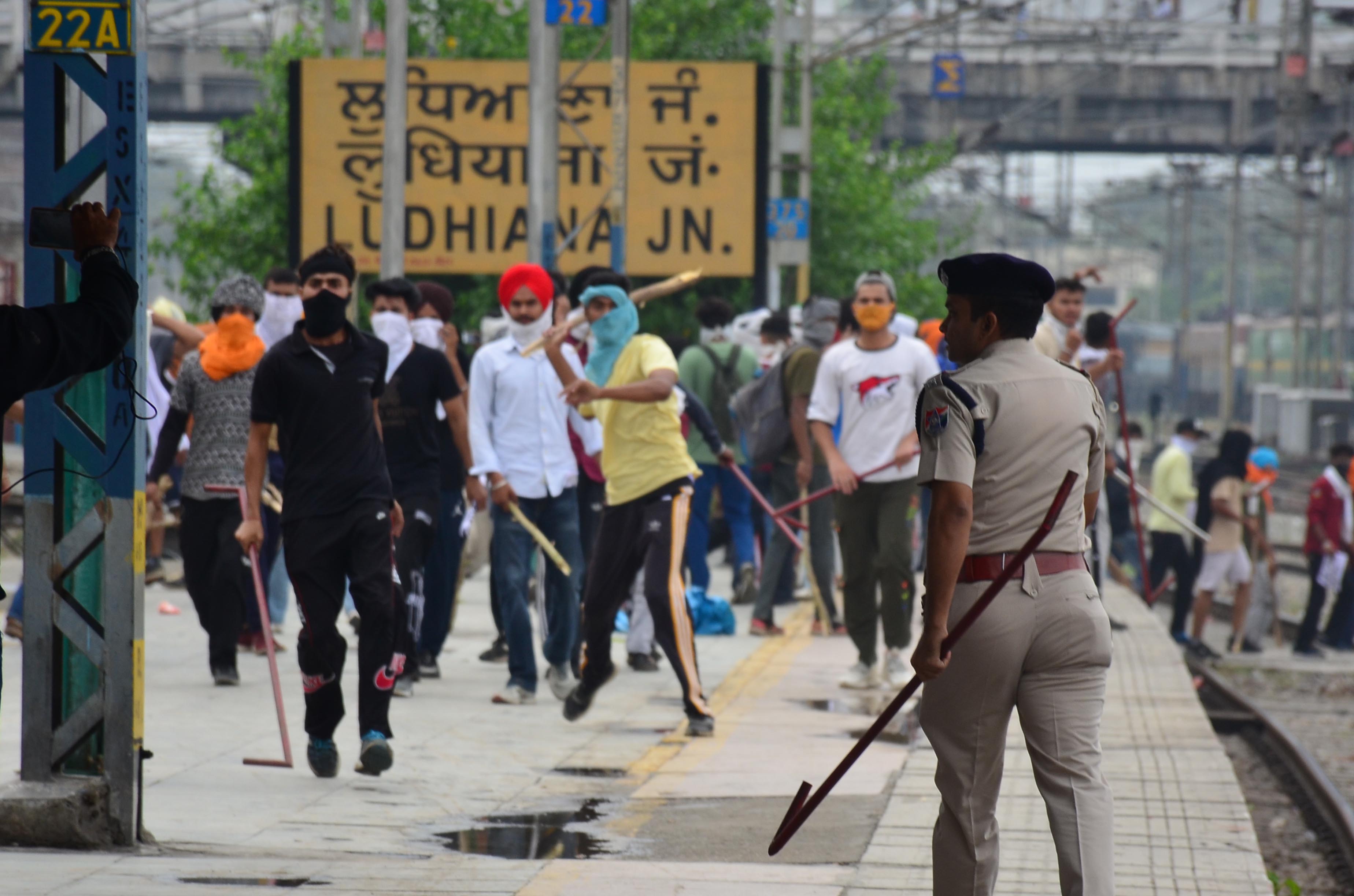 Agnipath Scheme: Protest turns violent in Ludhiana, railway station vandalised
