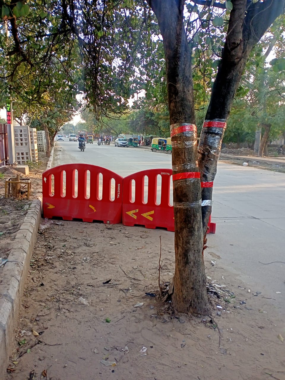 Repair work of roads obstructs commuters