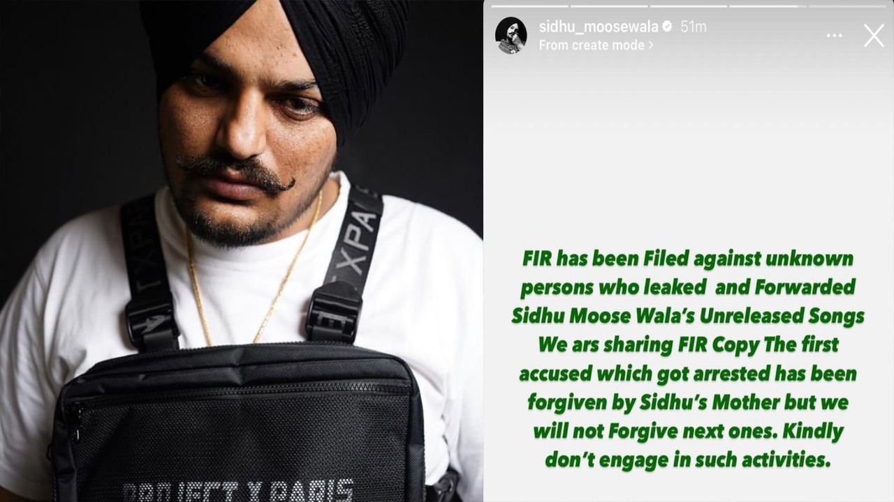 Sidhu Moosewala’s SYL song was leaked before release date; father files FIR; mom decides to forgive, but with a warning