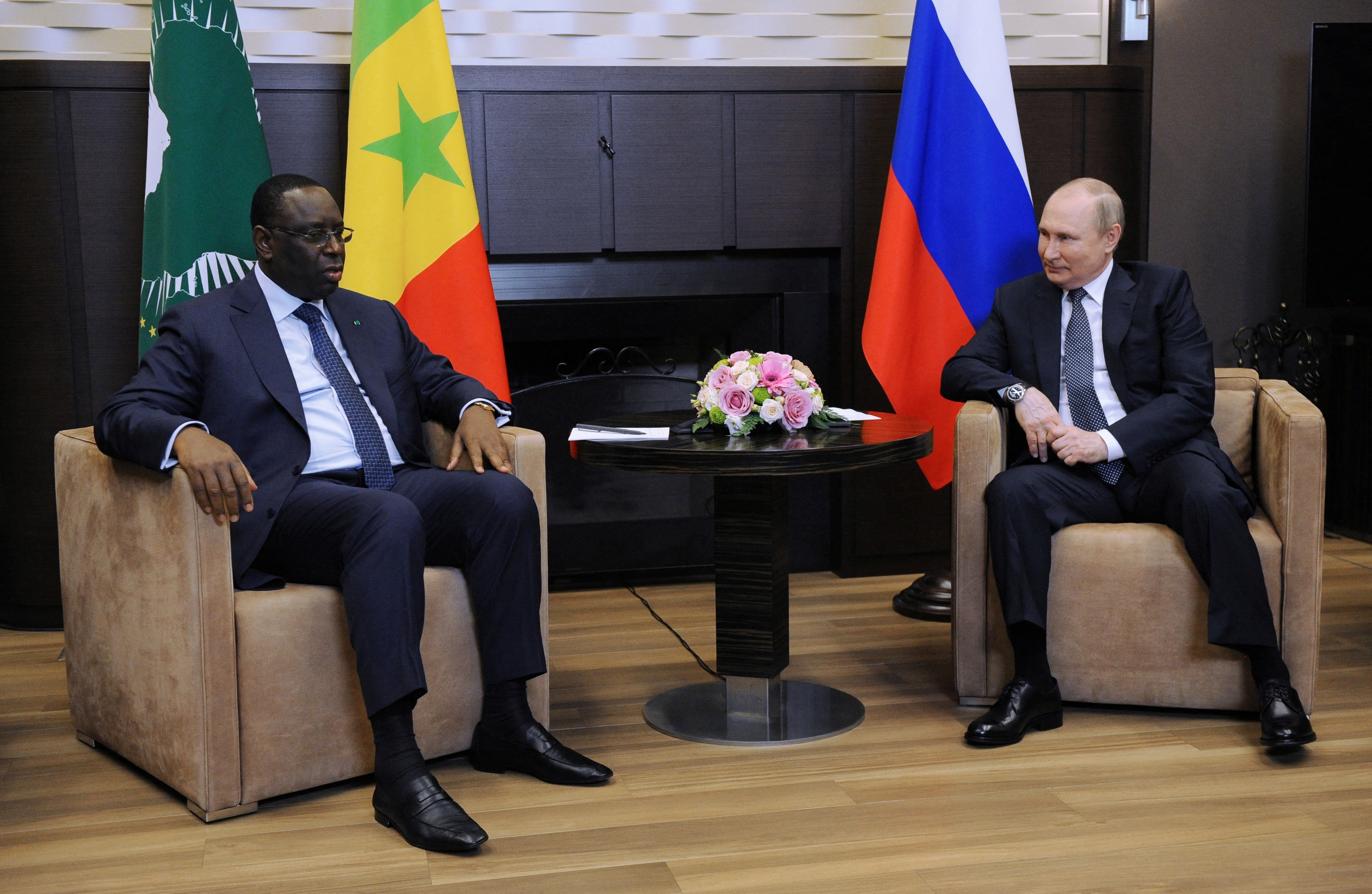 Grain supply tops Putin-African Union head talks' agenda
