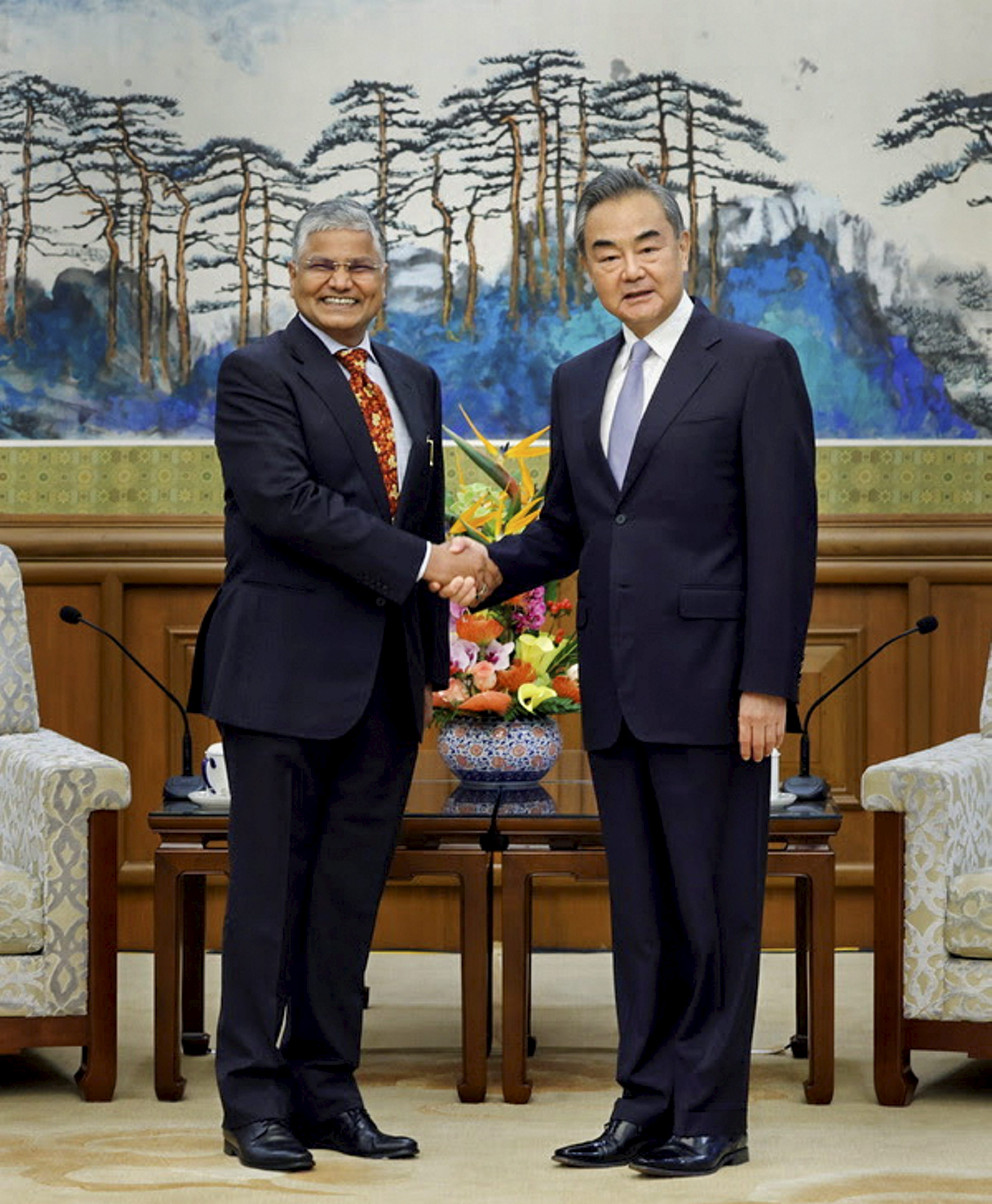 Indian envoy meets Chinese Foreign Minister Wang Yi, stresses 'criticality' of peace