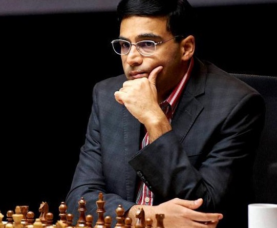 Anand posts second win, takes lead