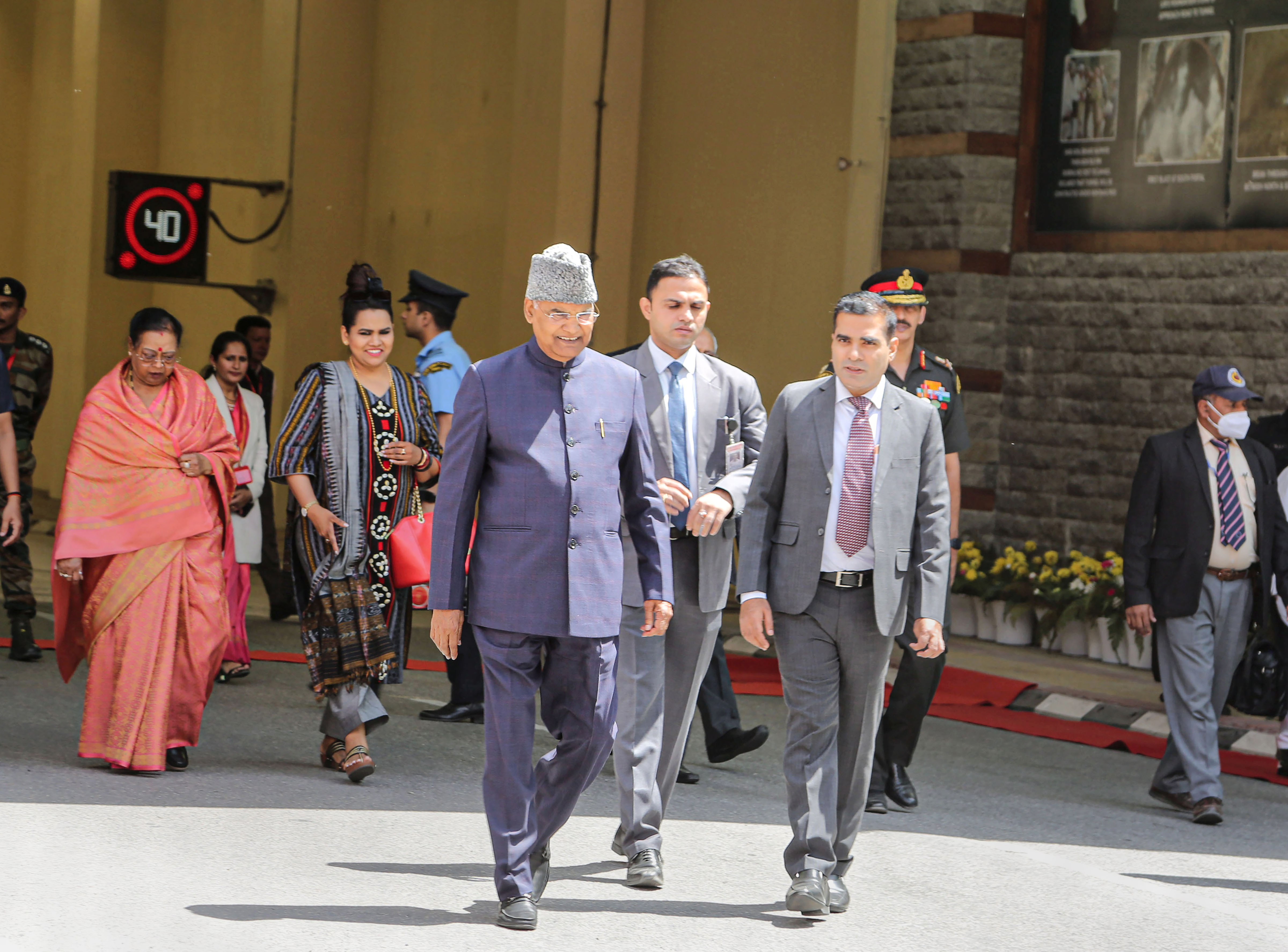 President Ram Nath Kovind visits Atal Tunnel at Rohtang in Himachal Pradesh