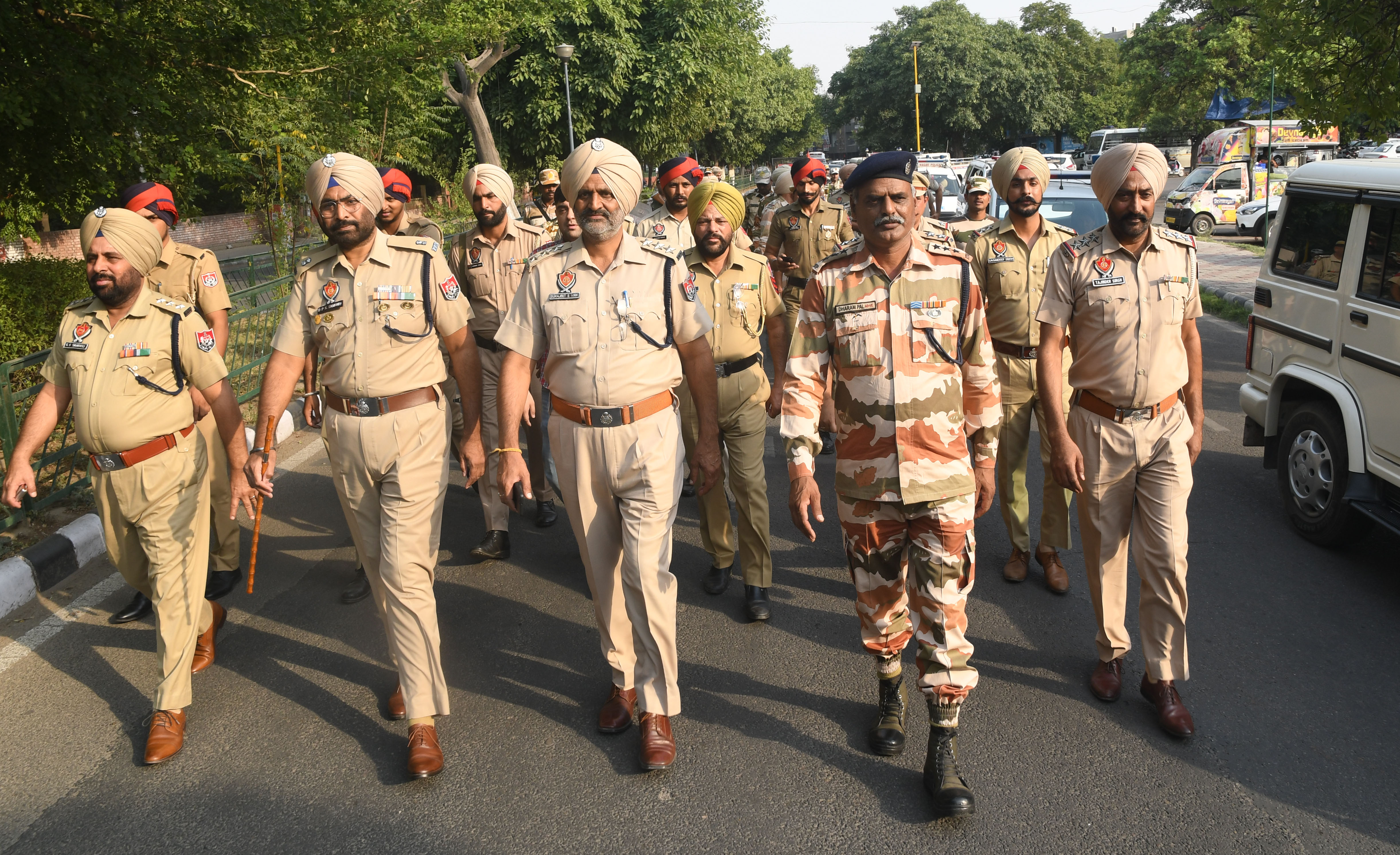 Operation Bluestar anniversary: Police hold flag march in Mohali