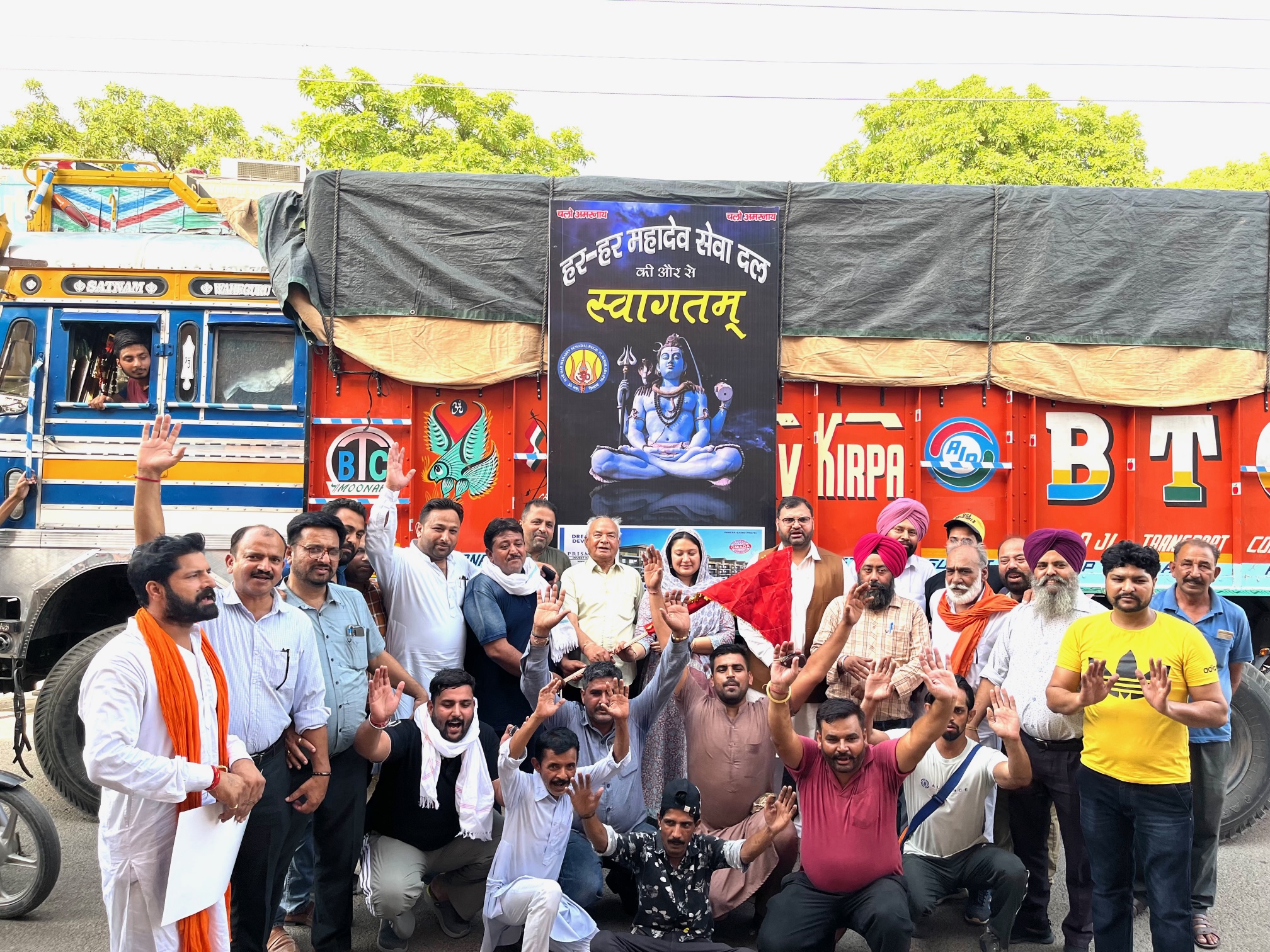 Ration trucks flagged off for Amarnath shrine