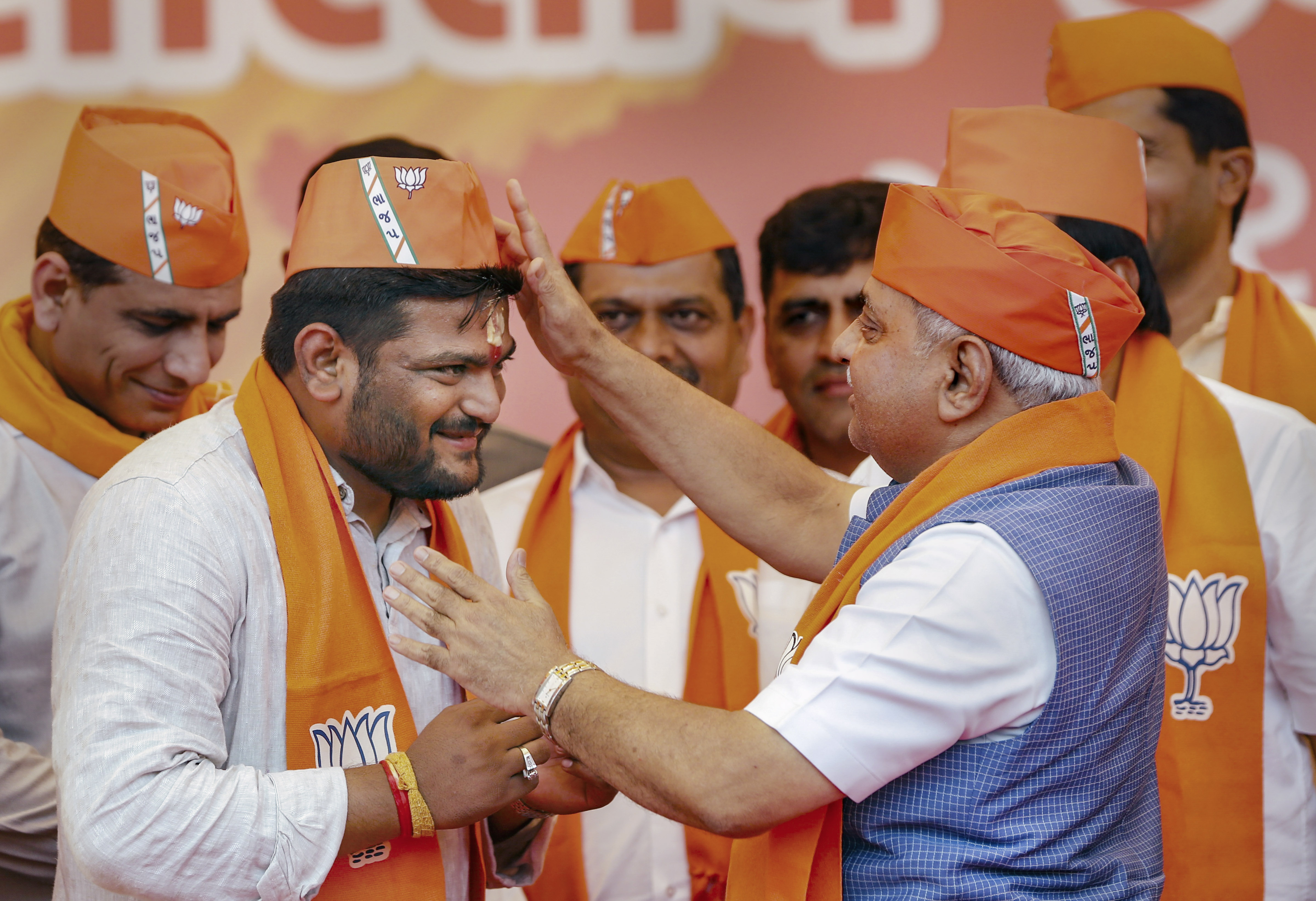 'PM's soldier', Hardik Patel joins BJP
