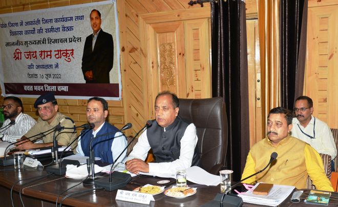 Ensure early completion of projects: Himachal CM Jai Ram Thakur