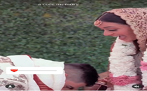 Breaking stereotypes, watch a groom touch his bride’s feet during wedding rituals