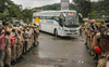 Rebel Shiv Sena MLAs leave Guwahati hotel for airport