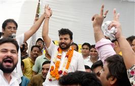 AAP’s Durgesh Pathak wins Rajinder Nagar assembly bypoll