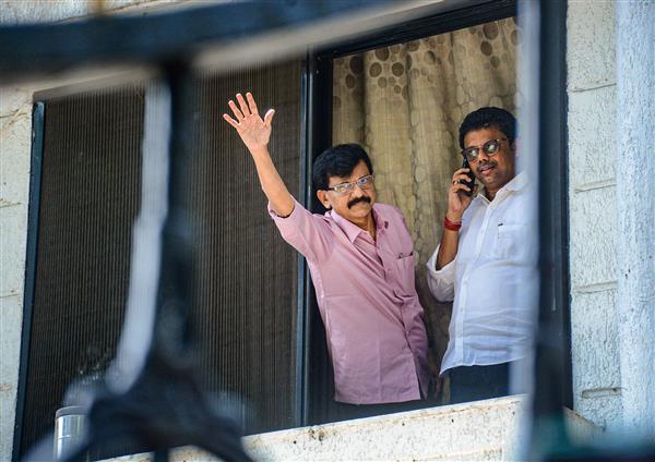 ED searches Shiv Sena MP Sanjay Raut's Mumbai residence, shifts him to agency's office; he alleges frame-up