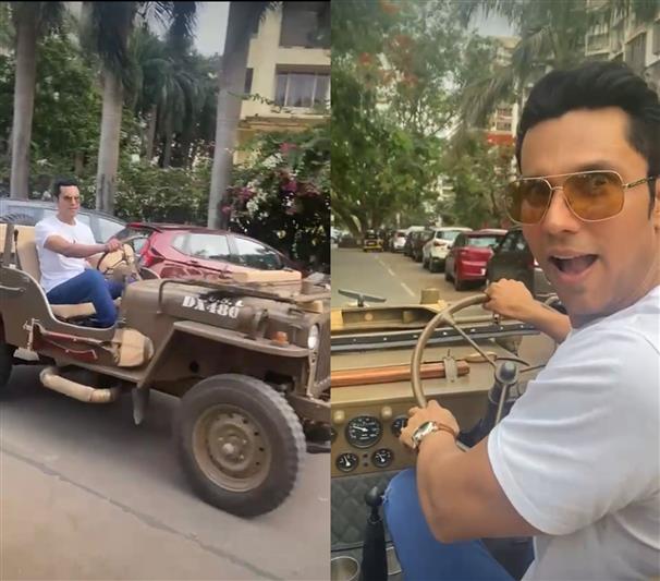 Randeep Hooda asks ‘ghooman chalega’ as he roams around on Mumbai streets in his jeep; fans are ready with their bags packed; watch the video