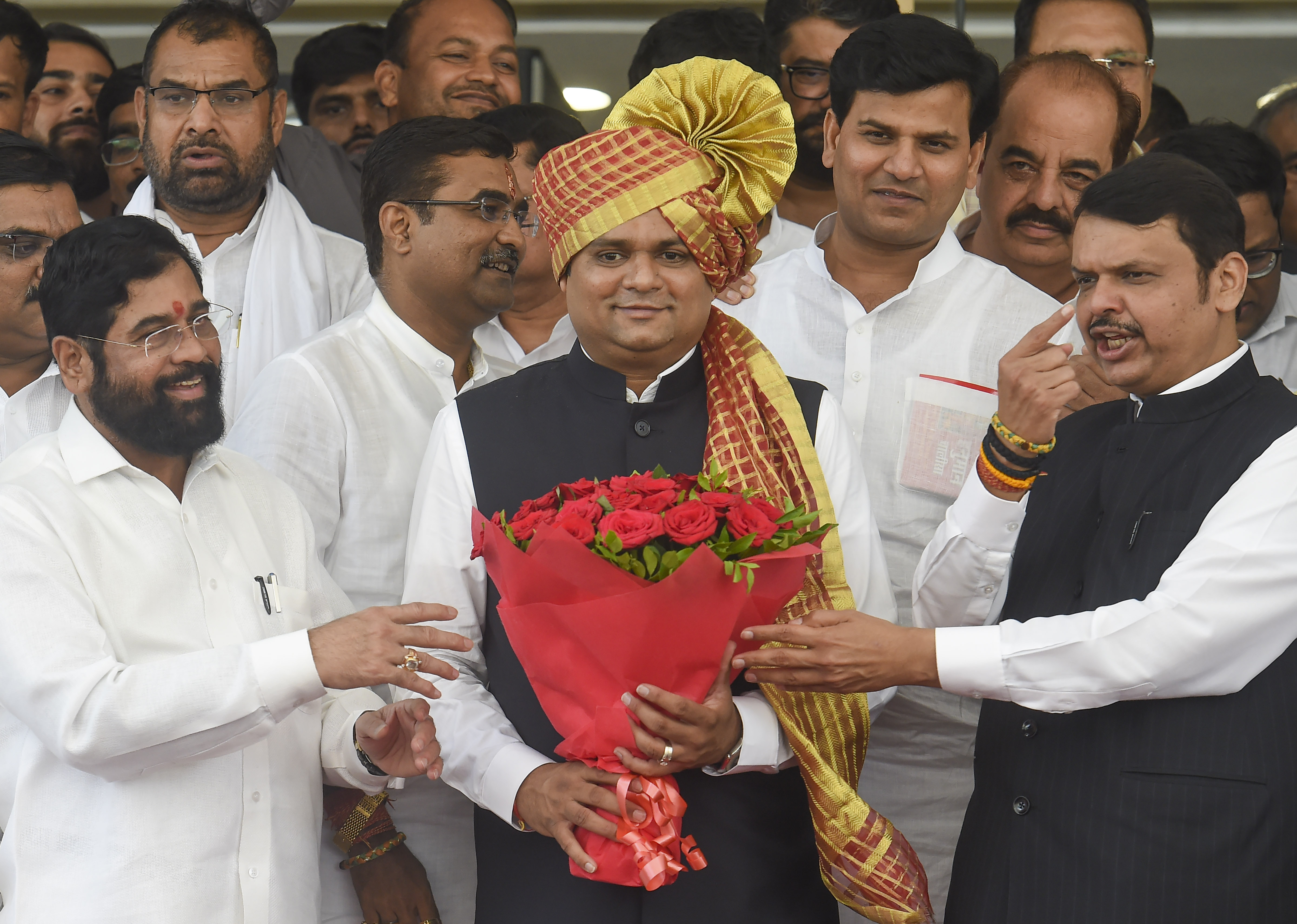 BJP's Rahul Narvekar elected Maharashtra Speaker