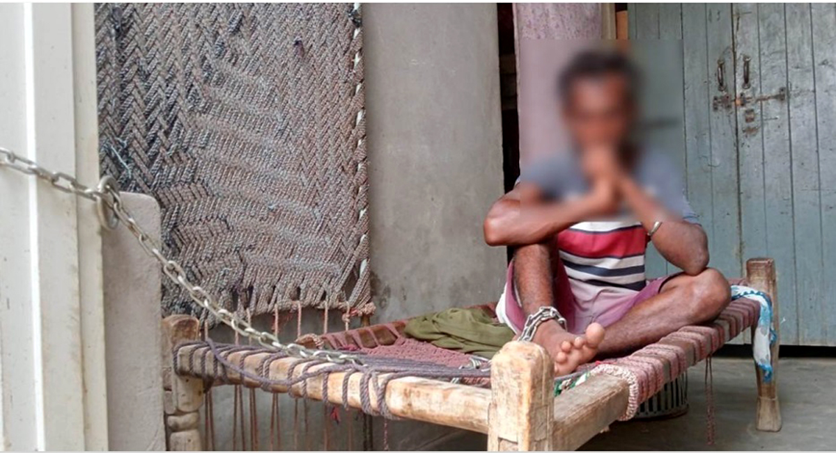 Moga woman chains son to keep him off drugs