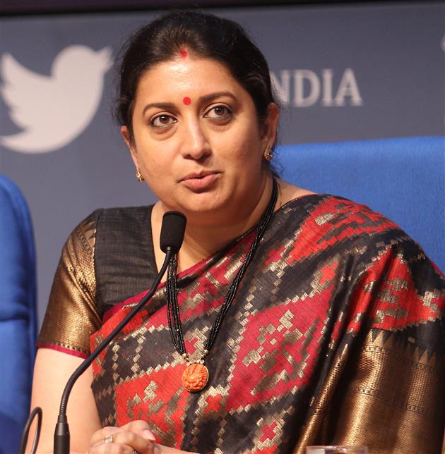 Smriti Irani gets additional charge of minority affairs ministry, Scindia assigned steel ministry