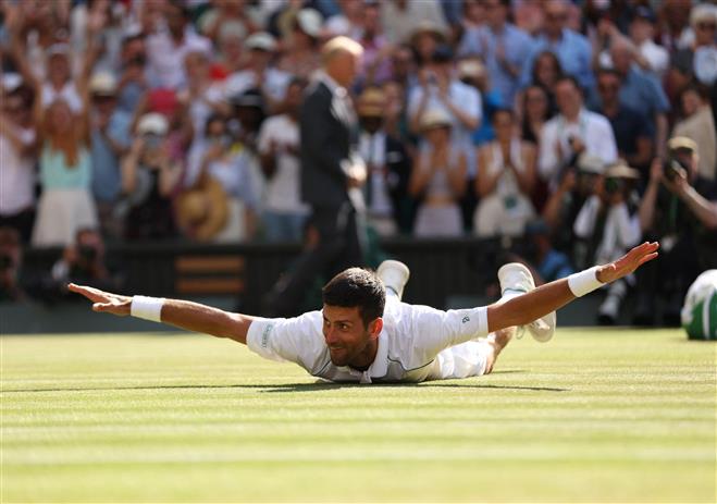 21st century tiger: Novak Djokovic bides his time before ambushing Nick Kyrgios for 7th Wimbledon title; takes Major tally to 21