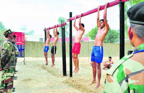 Army recruitment rallies from August