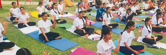 Panchkula: Students of DC Model, Bhavan Vidyalaya shine in yoga meet