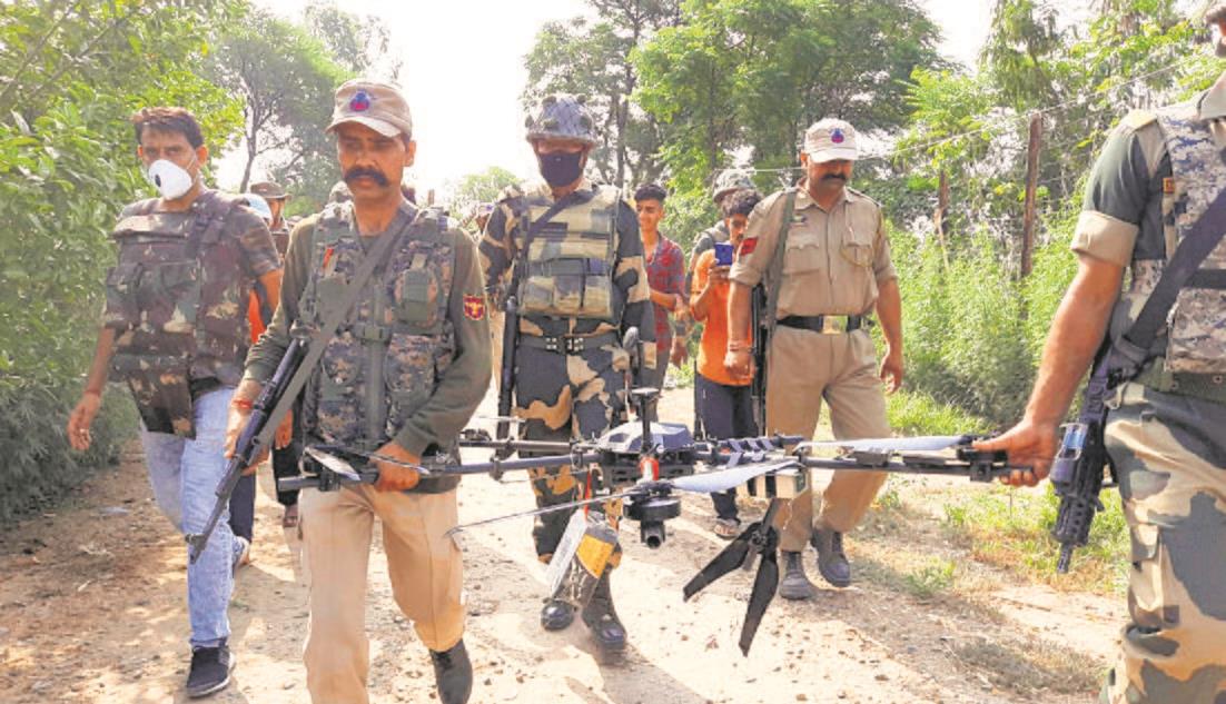 BSF fires at Pak drone spotted at IB in Jammu