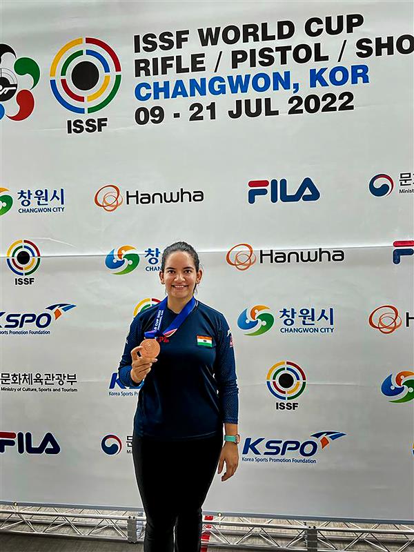 Anjum Moudgil wins bronze at ISSF Shooting World Cup in South Korea's Changwon