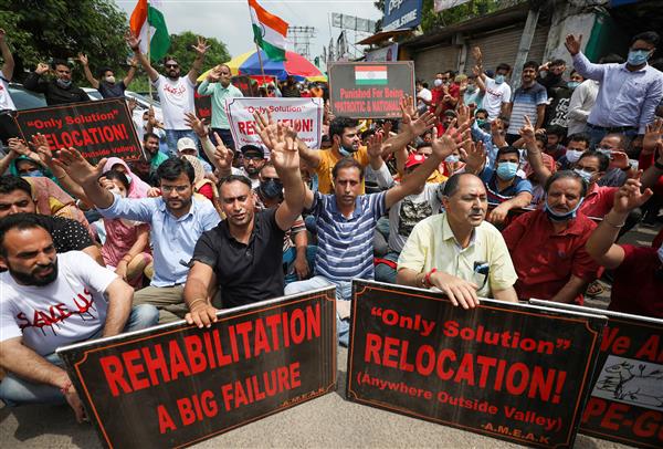 Amid stir, 5 Kashmiri Pandits shifted to Jammu