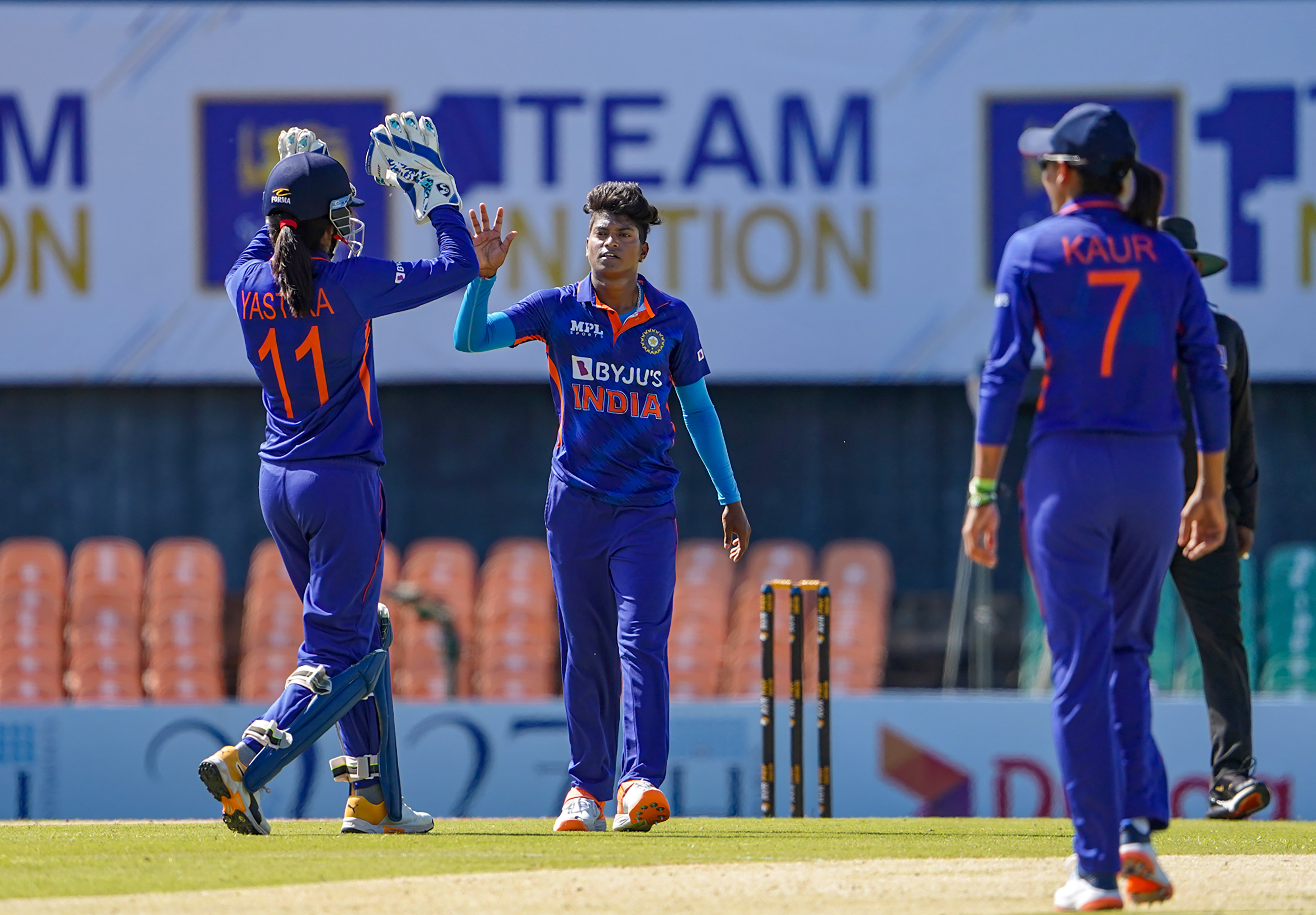 1st WODI: Bowlers do star turn as Indian women prevail over Sri Lanka by 4 wickets
