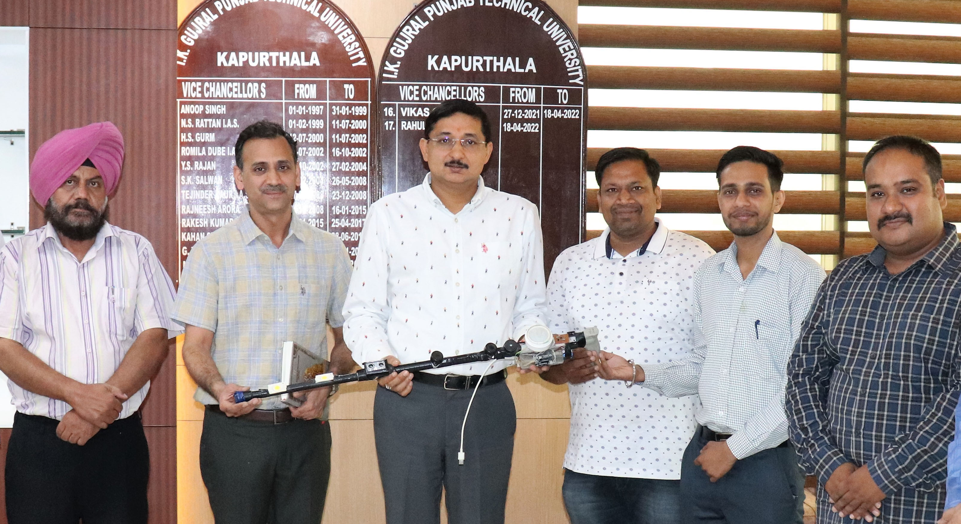 PTU students make smart stick for visually impaired