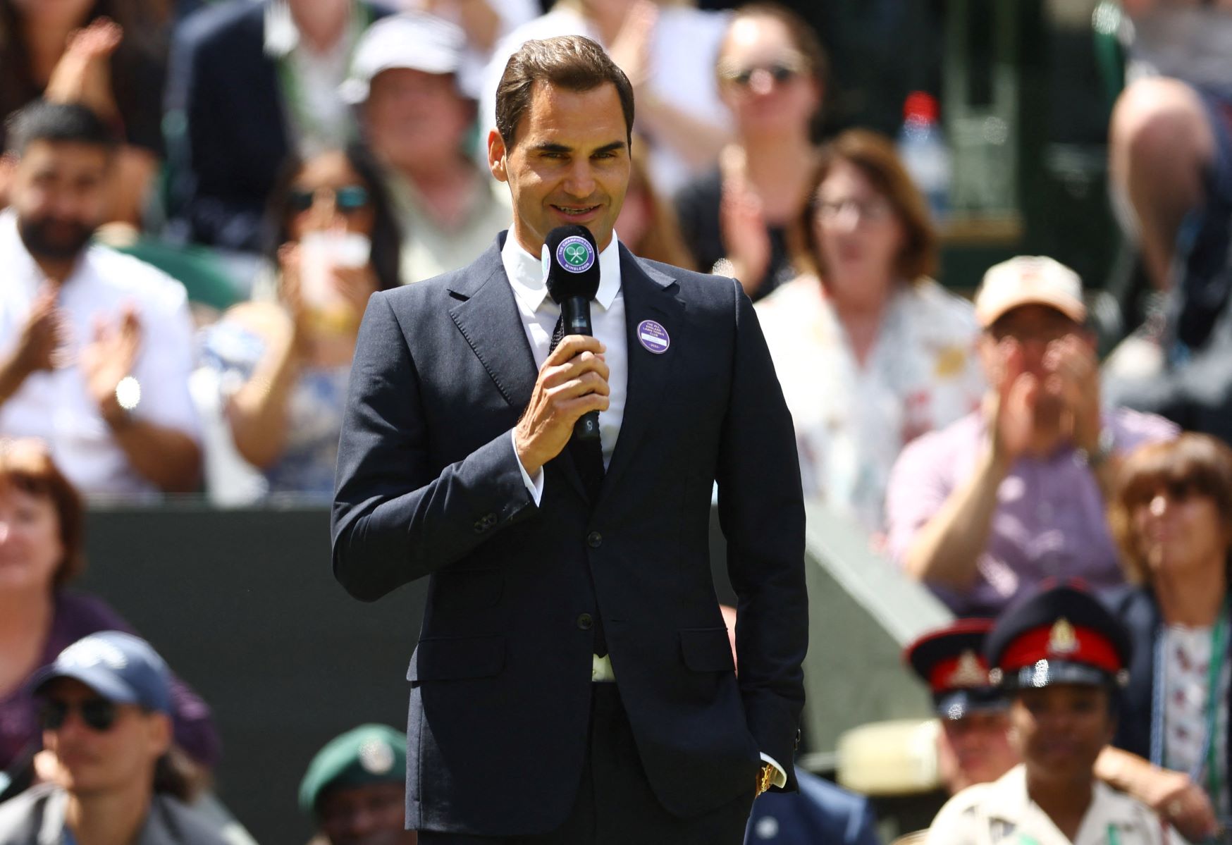 8-time champion Roger Federer hints at Wimbledon comeback during surprise visit