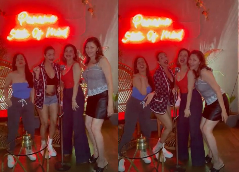 Malaika Arora's girls night out summed up in these fun singing videos