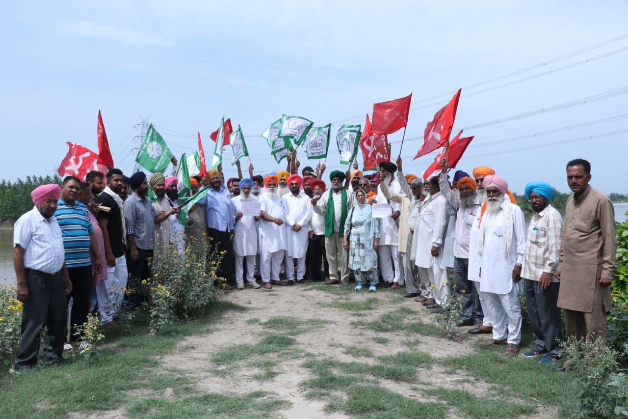 Ludhiana: BKU (Charuni) oppose proposed textile park near Mattewara forest and Sutlej