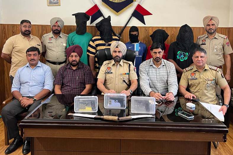 Ludhiana: Major dacoity foiled, four nabbed with weapons