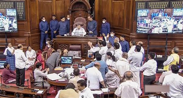 19 opposition MPs suspended from Rajya Sabha for entire week
