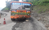 Bus rams into hill in Shillai