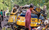 13 dead as private bus falls into gorge in Kullu