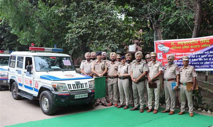 Jalandhar: GPS-fitted patrol vehicles for rural police flagged off
