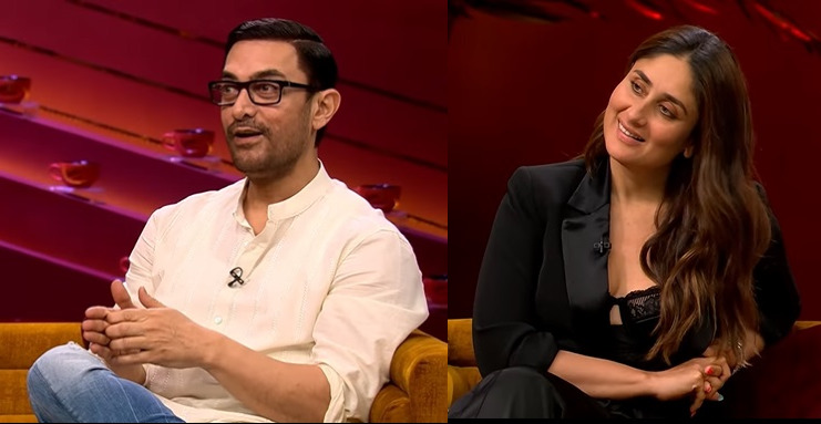 Aamir Khan's fashion sense gets a 'minus' from Kareena Kapoor on 'Koffee  With Karan'