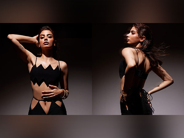 Khushi Kapoor raises temperature in black cut-out dress